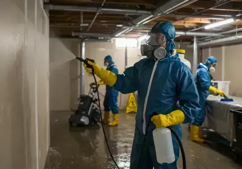 Basement Sanitization and Antimicrobial Treatment process in Port Isabel, TX